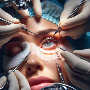 اکولوپلاستی در جراحی پلک و چشم